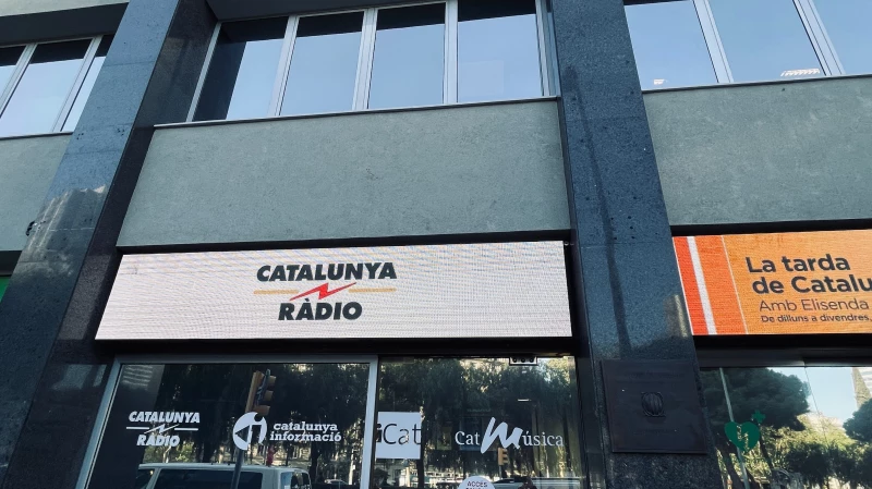 Visita a les instal.lacions de Catalunya Radio
